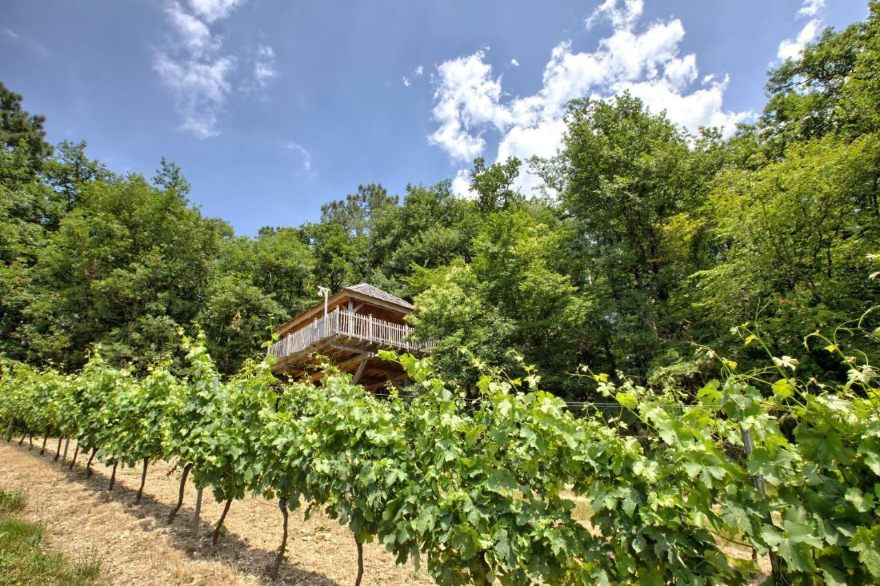 Les Cabanes Des Benauges Arbis Exterior photo