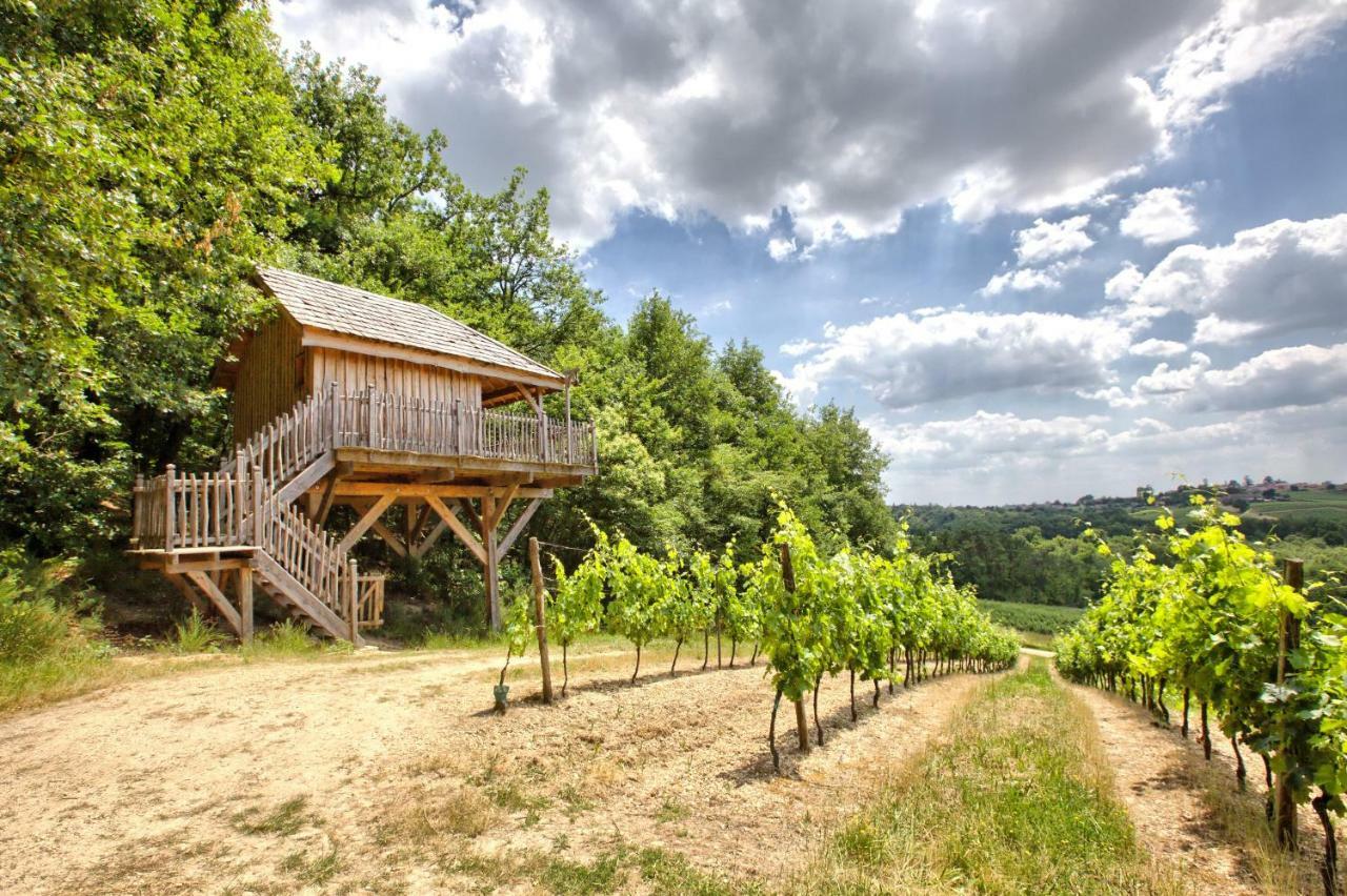 Les Cabanes Des Benauges Arbis Exterior photo